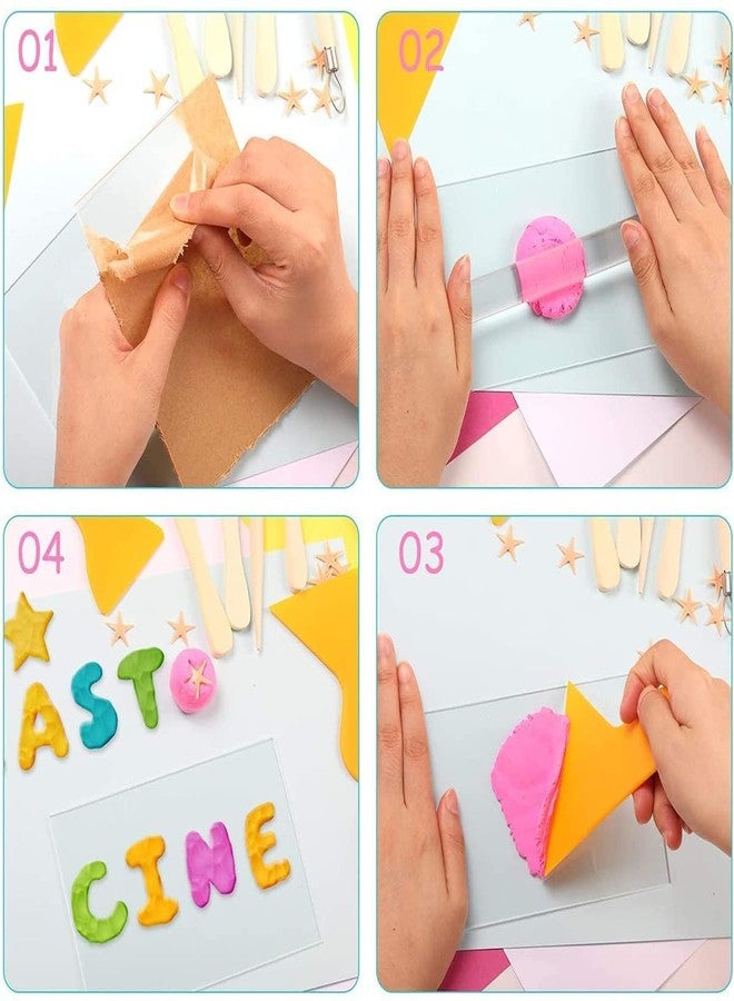 ikis Acrylic Clay Rollers 8 inch with Acrylic Sheet 4 x 6 inch - Image 2